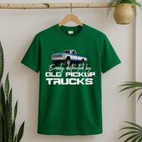 Easily Distracted By Old Pickup Trucks For Retro T-Shirt