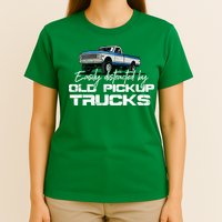 Easily Distracted By Old Pickup Trucks For Retro T-Shirt