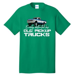 Easily Distracted By Old Pickup Trucks For Retro Tall T-Shirt