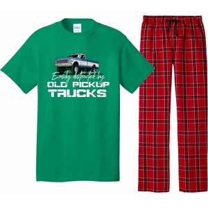 Easily Distracted By Old Pickup Trucks For Retro Pajama Set