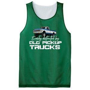 Easily Distracted By Old Pickup Trucks For Retro Mesh Reversible Basketball Jersey Tank