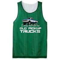 Easily Distracted By Old Pickup Trucks For Retro Mesh Reversible Basketball Jersey Tank