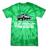 Easily Distracted By Old Pickup Trucks For Retro Tie-Dye T-Shirt