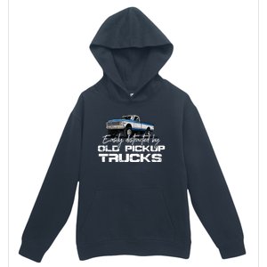 Easily Distracted By Old Pickup Trucks For Retro Urban Pullover Hoodie