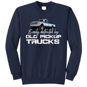 Easily Distracted By Old Pickup Trucks For Retro Tall Sweatshirt