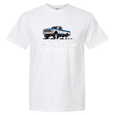 Easily Distracted By Old Pickup Trucks For Retro Garment-Dyed Heavyweight T-Shirt