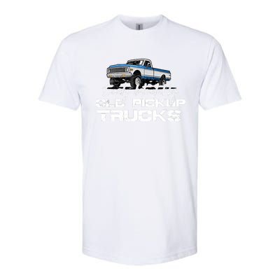 Easily Distracted By Old Pickup Trucks For Retro Softstyle CVC T-Shirt