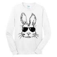 Easter Day Bunny Face With Sunglasses Tall Long Sleeve T-Shirt