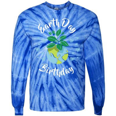 Earth Day Birthday Gift Funny Gift Tie-Dye Long Sleeve Shirt