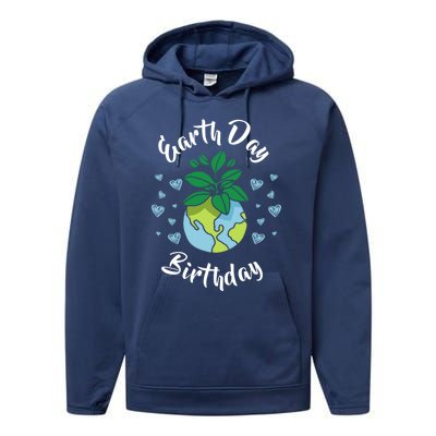 Earth Day Birthday Gift Funny Gift Performance Fleece Hoodie