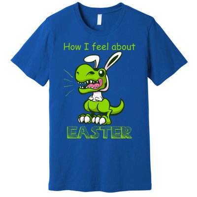 Easter Dinosaur Bunny Ears Funny Gift Premium T-Shirt