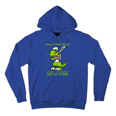 Easter Dinosaur Bunny Ears Funny Gift Tall Hoodie