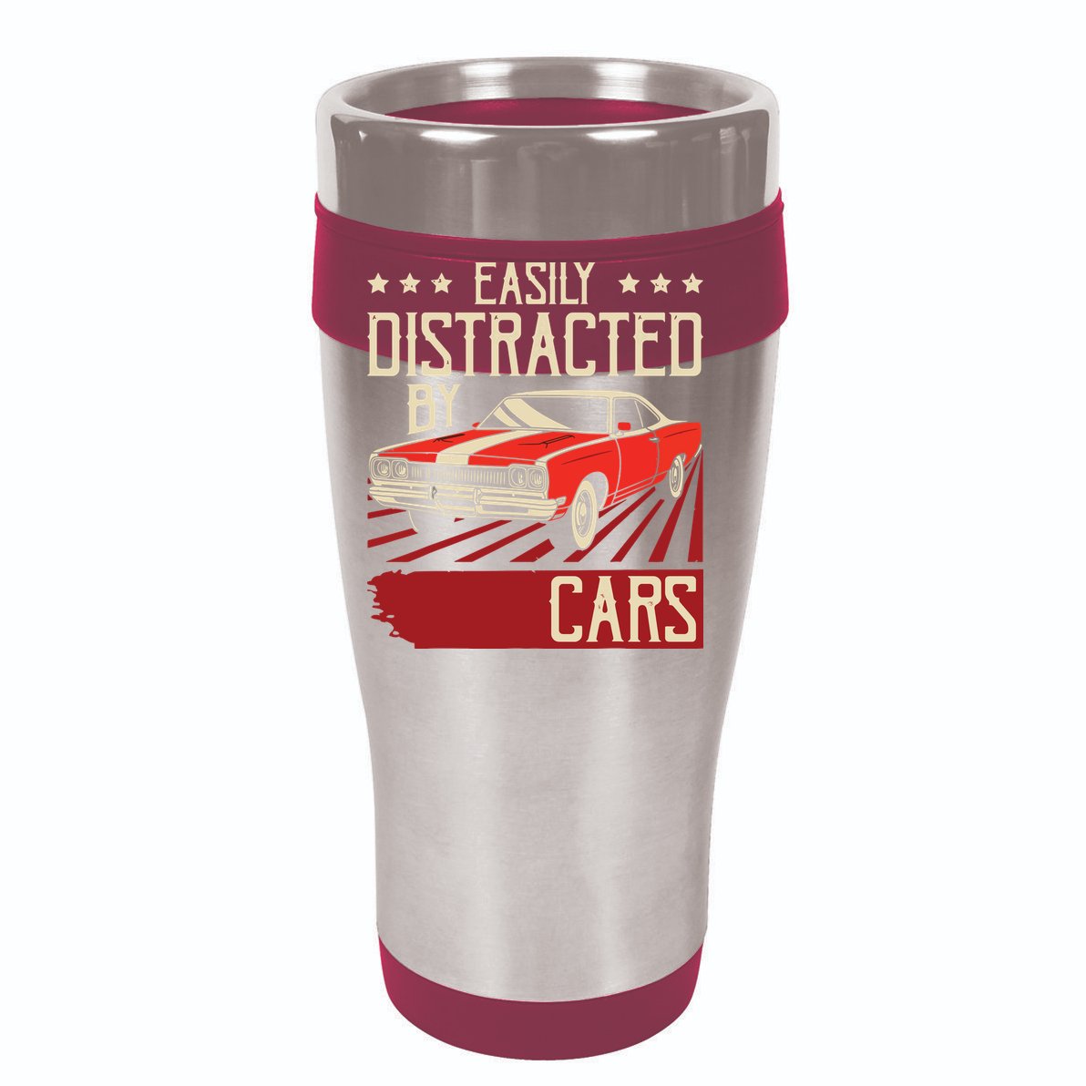 Easily Distracted By Cars Classic Muscle Car Guy Car Lover Sustainable Bucket Hat