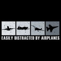 Easily Distracted By Airplanes Aviation Pilot Airplane Cool Gift City Backpack