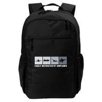 Easily Distracted By Airplanes Aviation Pilot Airplane Cool Gift Backpack