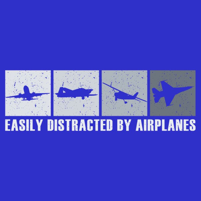 Easily Distracted By Airplanes Aviation Pilot Airplane Cool Gift 16 in Basic Backpack