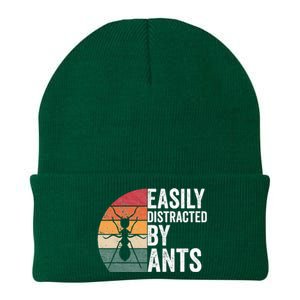 Easily Distracted By Ants Insect Ant Keeper Farm Knit Cap Winter Beanie