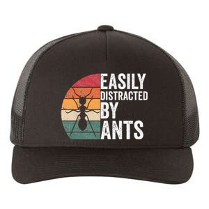 Easily Distracted By Ants Insect Ant Keeper Farm Yupoong Adult 5-Panel Trucker Hat