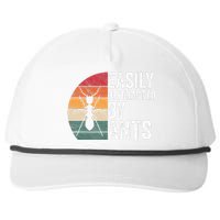 Easily Distracted By Ants Insect Ant Keeper Farm Snapback Five-Panel Rope Hat