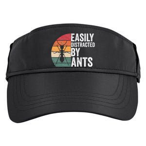 Easily Distracted By Ants Insect Ant Keeper Farm Adult Drive Performance Visor