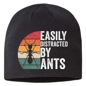 Easily Distracted By Ants Insect Ant Keeper Farm Sustainable Beanie