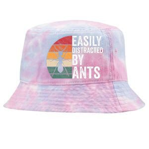 Easily Distracted By Ants Insect Ant Keeper Farm Tie-Dyed Bucket Hat