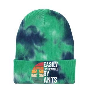 Easily Distracted By Ants Insect Ant Keeper Farm Tie Dye 12in Knit Beanie