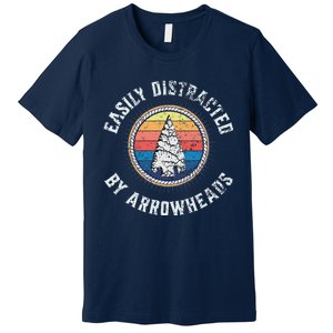 Easily Distracted By Arrowheads Premium T-Shirt