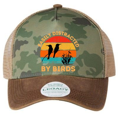 Easily Distracted By Birds Legacy Tie Dye Trucker Hat