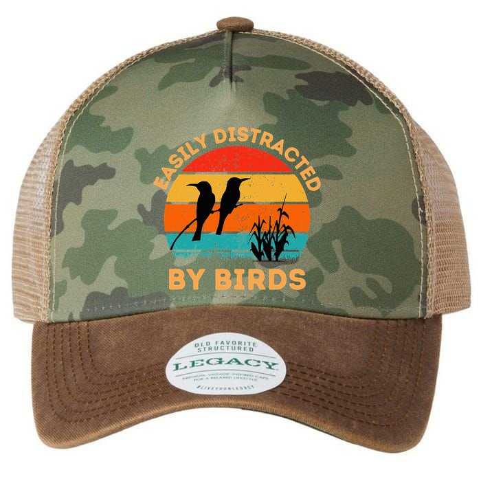 Easily Distracted By Birds Legacy Tie Dye Trucker Hat