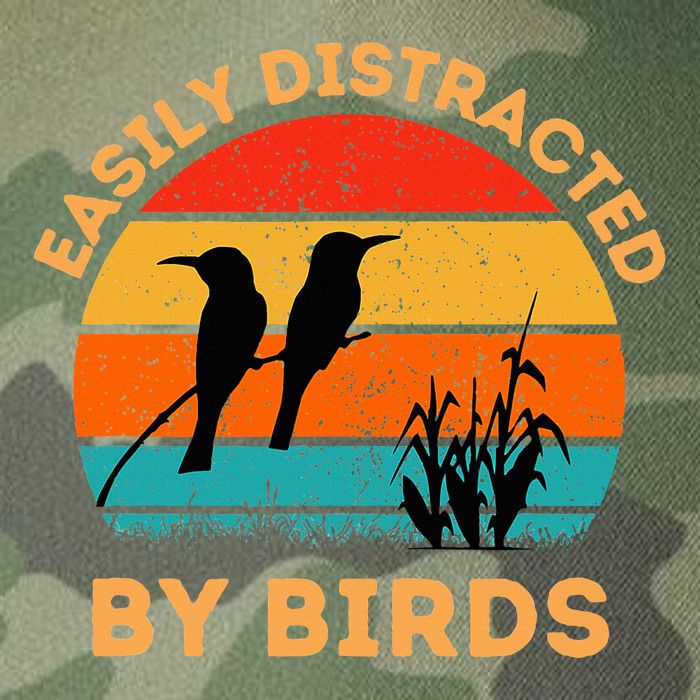 Easily Distracted By Birds Legacy Tie Dye Trucker Hat