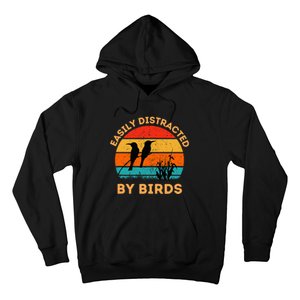 Easily Distracted By Birds Hoodie