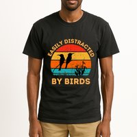 Easily Distracted By Birds Tall T-Shirt
