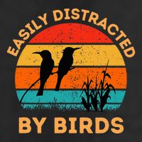 Easily Distracted By Birds Golf Towel