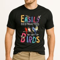 Easily Distracted By Birds Funny Bird Performance Shirt
