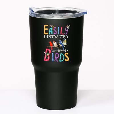 Easily Distracted By Birds Funny Bird Tumbler
