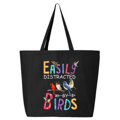 Easily Distracted By Birds Funny Bird 25L Jumbo Tote