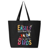 Easily Distracted By Birds Funny Bird 25L Jumbo Tote
