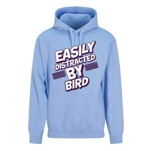 Easily Distracted By Bird Unisex Surf Hoodie