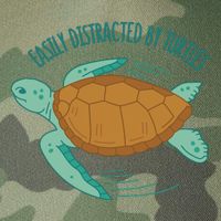 Easily Distracted By Turtles Legacy Tie Dye Trucker Hat