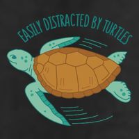 Easily Distracted By Turtles Cool Comfort Performance Bucket Hat