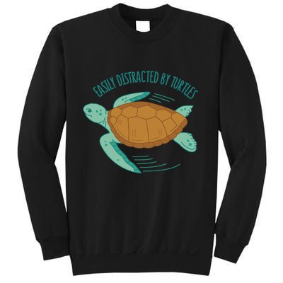 Easily Distracted By Turtles Sweatshirt