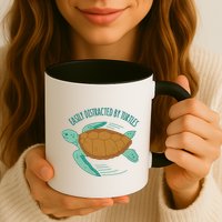 Easily Distracted By Turtles Mug