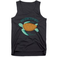 Easily Distracted By Turtles Tank Top