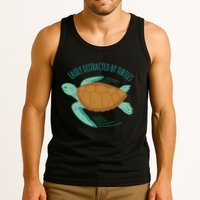Easily Distracted By Turtles Tank Top