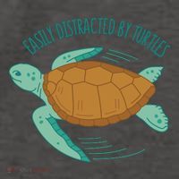Easily Distracted By Turtles Vector Backpack