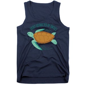 Easily Distracted By Turtles Tank Top