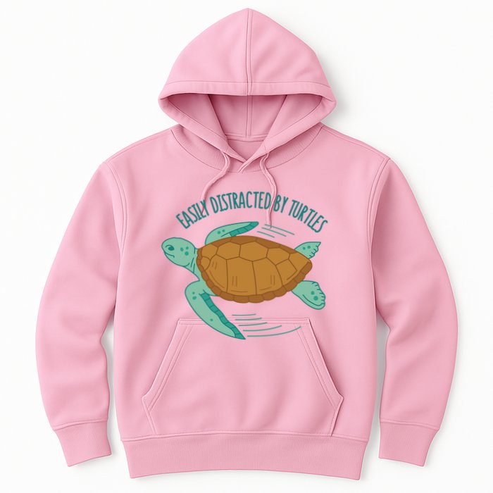Easily Distracted By Turtles Hoodie