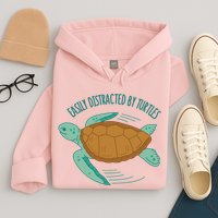 Easily Distracted By Turtles Hoodie