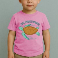 Easily Distracted By Turtles Toddler T-Shirt